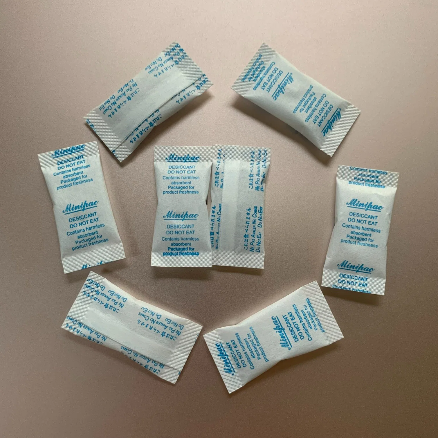 0.5g/1g/2g Pharmaceutical Used Silica Gel Sachets Comply with FDA