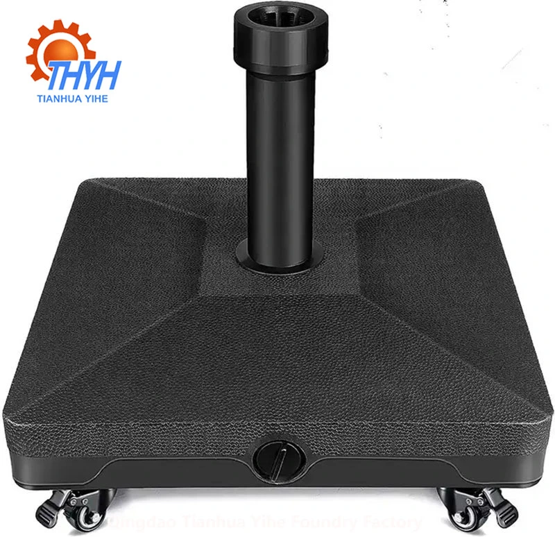 High quality/High cost performance Outdoor Round Concrete Umbrella Base 15kg for Parasol Outdoor Furniture Umbrella Base Stand