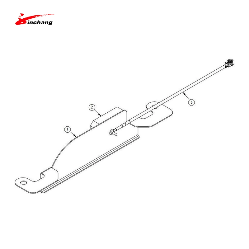 Cable de 10cm 1575.721.13 MHz GPS de coche Antenan interna con la feria IPEX en China