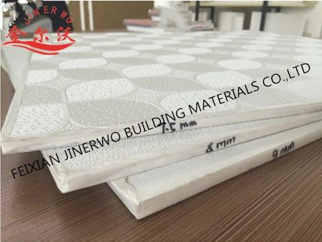 595*595mm 603*603mm PVC Laminated Gypsum Board Suspended Ceiling Tiles