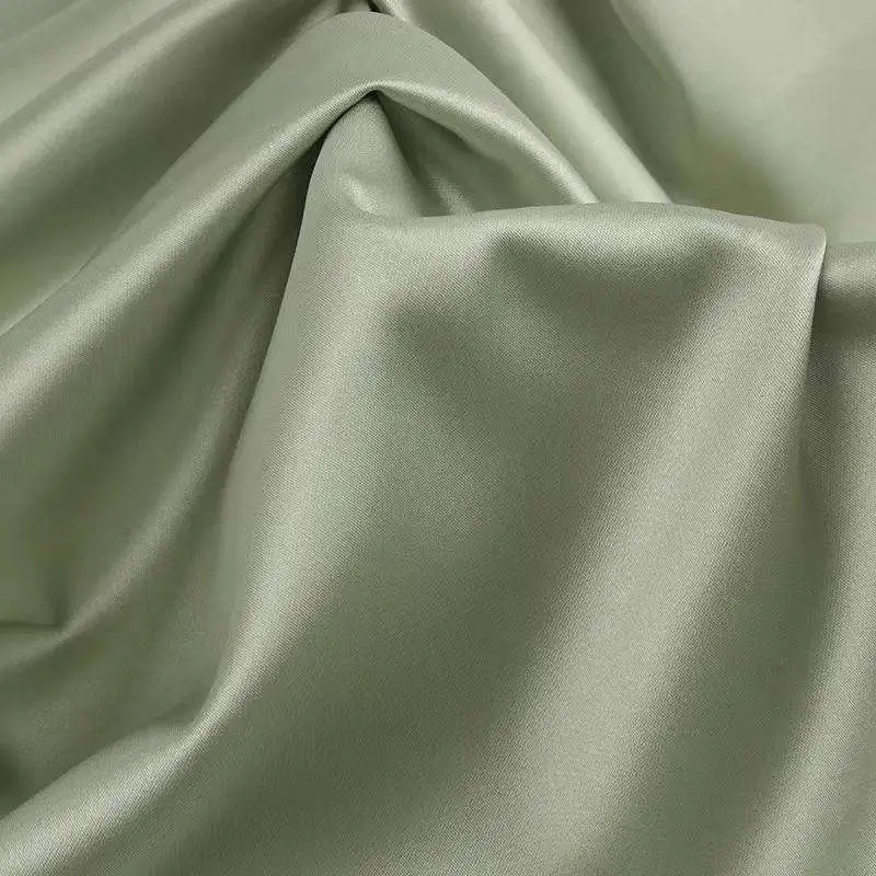 Home Textiles Soft Breathable Satin Fabric 97% Polyester 3% Spandex 85GSM 57/58" Stretch Satin Fabric for Pajamas