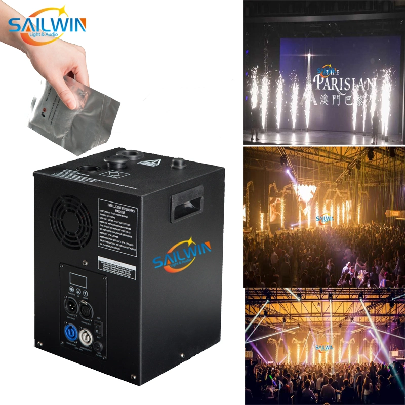 USD210/PC400W DMX Cold Spark Machine Fountain Fireworks for Wedding