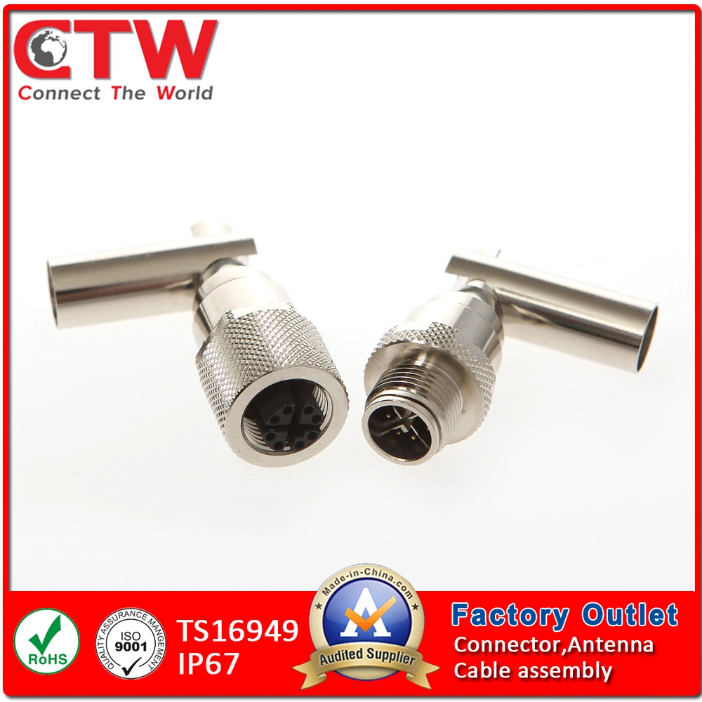 IP67 M16/M12/M23/M8 Metal Waterproof Cable Circular Power Connector Wiring Harness Car