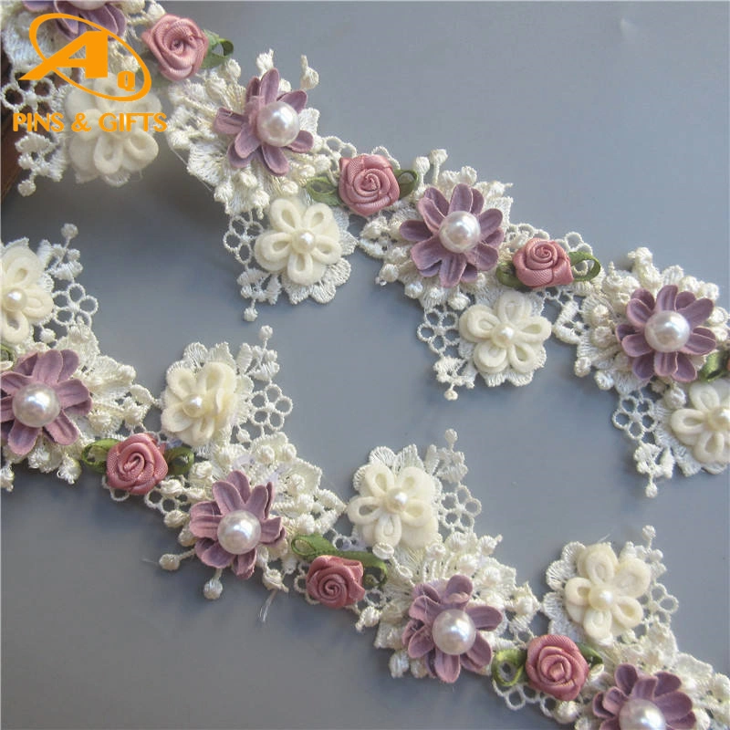 Applique 3D Beaded Embroidered Floral Rhinestone Trim Patches Great for DIY Neckline Bodice Wedding Bridal Prom Dress Fabric Underwire Black Lace