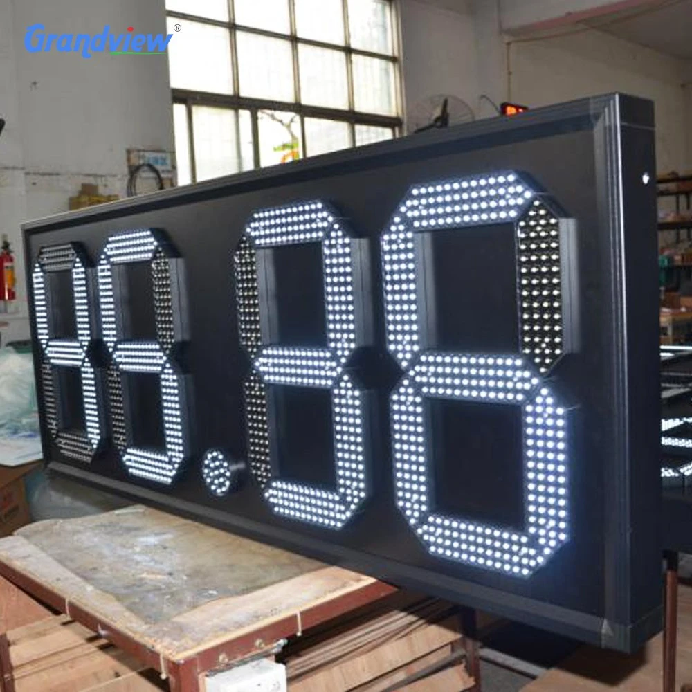 Anti-Rust 12 Inch 18 Inch Waterproof Petrol Oil Price LED Digital Display Screen