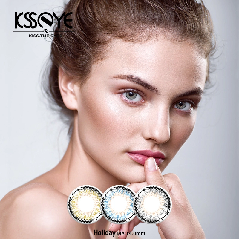 OEM Hot-Selling color marrón natural lentes de contacto Lentes de contacto con el mejor color, cómoda y segura