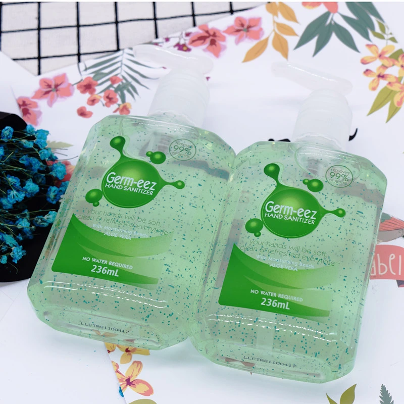 Hand Sanitizer Gel mit feuchtigkeitsspendenden Perlen Aloe Vera Essenz