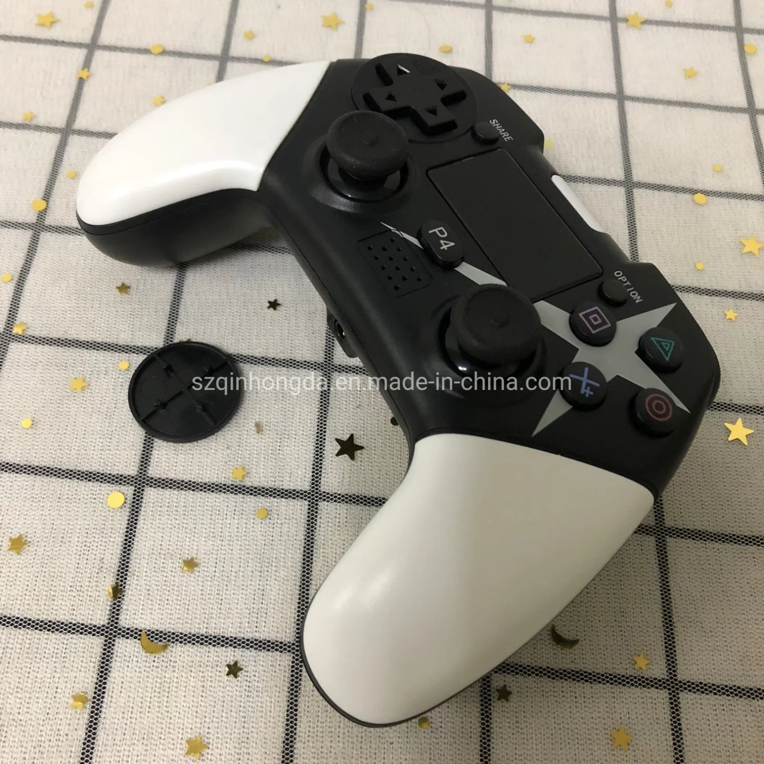 Pour PS4 contrôleur sans fil pour Playstation 4, Professional pour manette de jeu PS4, avec double vibration panneau tactile Joypad, instantanément en temps opportun pour partager Joystick