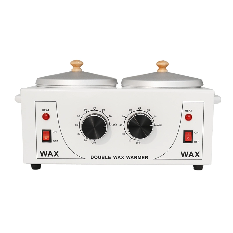 Double Pot Wax Heater 1000ml Professional Hair Removal Waxing Warmer for Salons