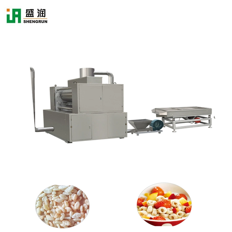 Shengrun Inox material Processing Line Delicious Corn flakes Food Linha de processamento