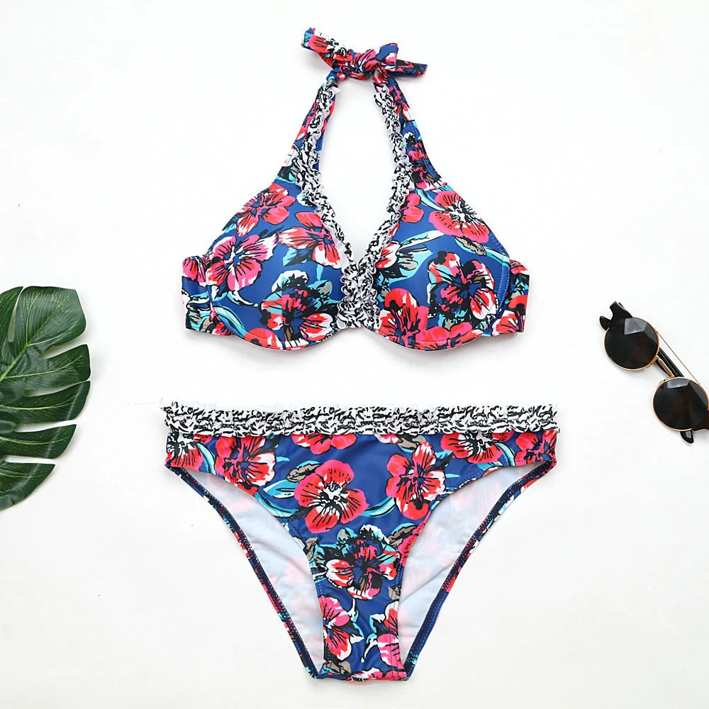 Factory Wholesale/Supplier Custimzed Summer Ladies Swimwear Beachwear Bikini Set