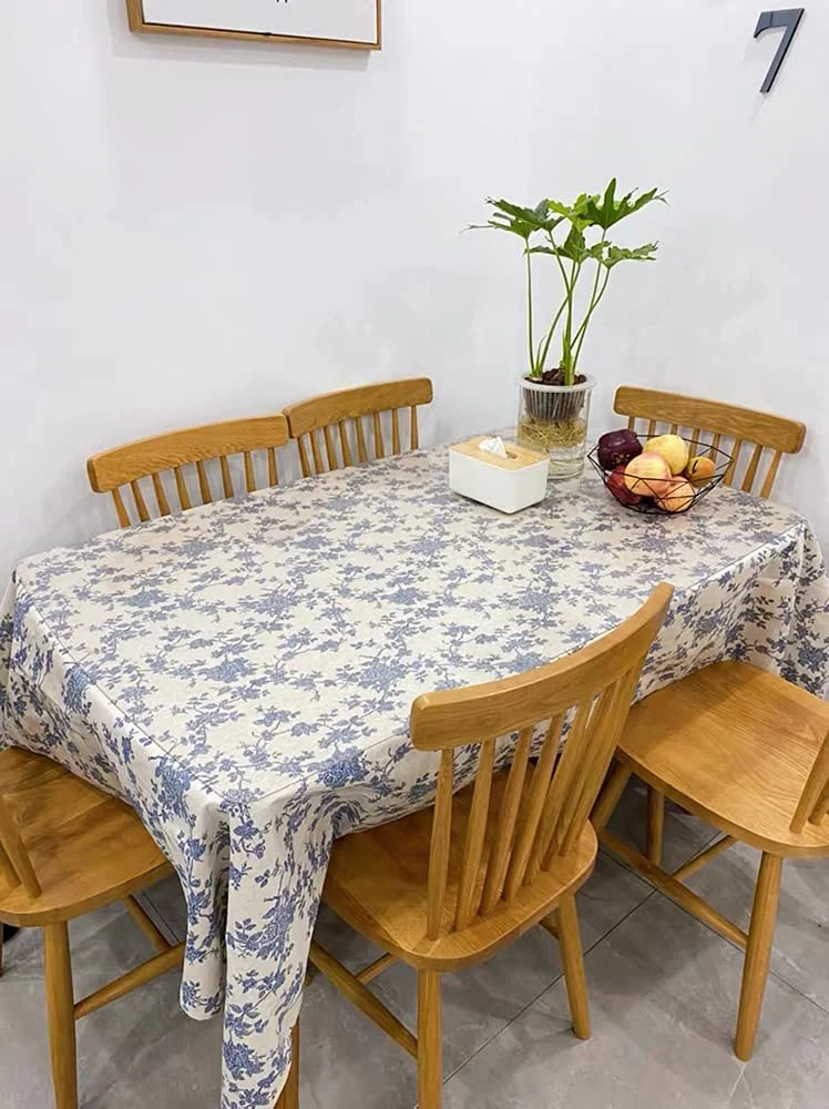 Pastoral Floral Rustic Table Cloth