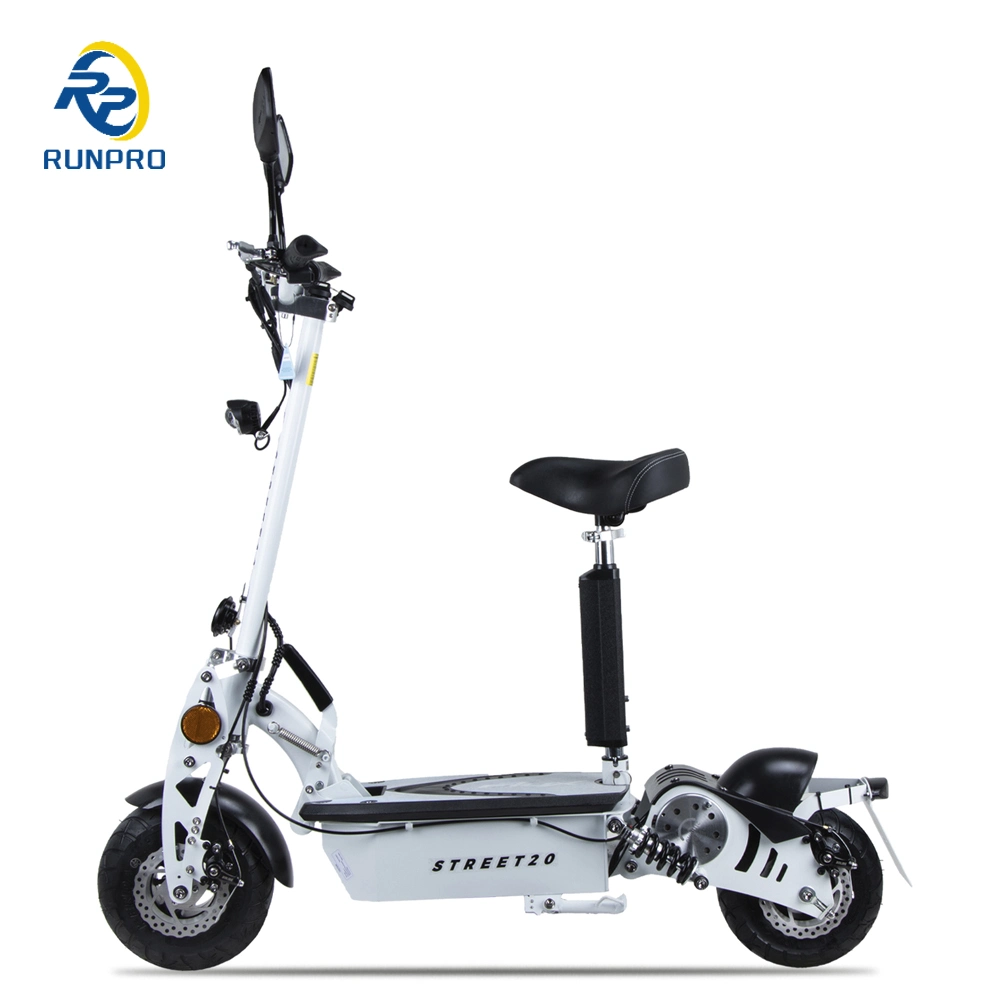 EEC 500W36V12ah Chian Drive Cheap on Road Electric Scooter E Scooter