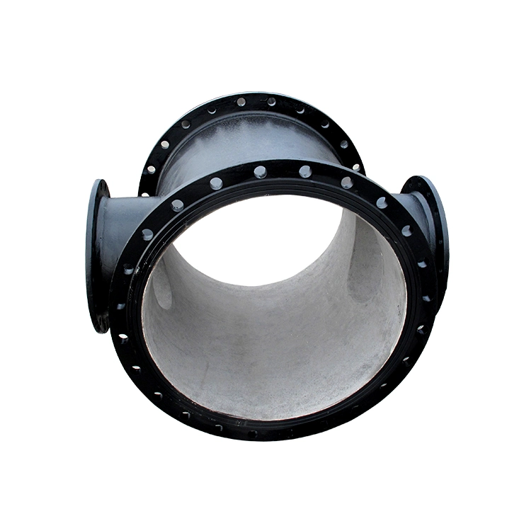 ISO2531 Black Di Ductile Cast Iron All Flanged Cross Pipe Fitting for Water Supply