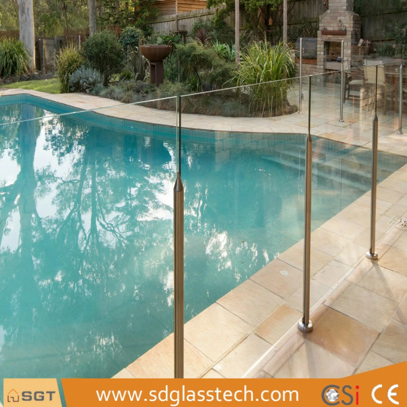 12mm Toughened/Tempered Glass for Pool Fencing