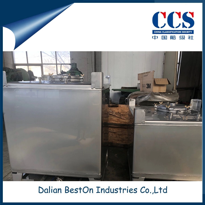 Dalian Beston Chemical Mixing Chamber Powder Storage Equipment 1200L Stainless Steel IBC Containers Factory Customized China Steel IBC Tank Bulk Container Bag