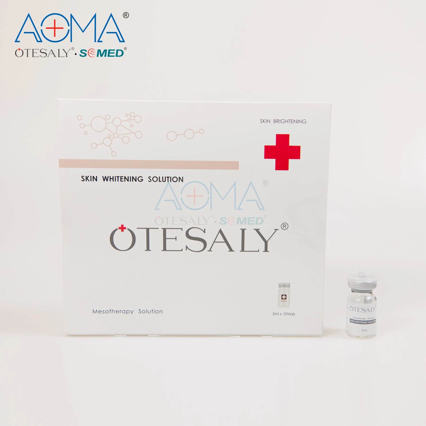 Otesaly for Face Body Lightening Skin Whitening Treatment Mesotherapy Solution Via Meso Gun