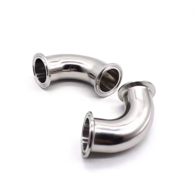 Bstv Sanitary Stainless Steel 90 Degree Clamped Elbow