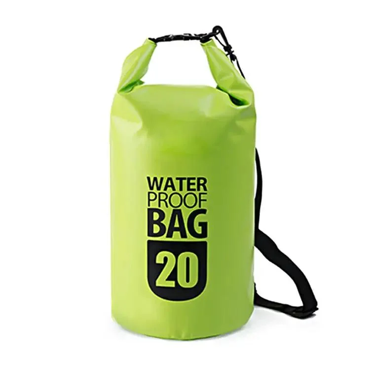 Wholesale Outdoor Dry Bags Green Bag, Jumbo Sized Dual Shoulder Strap Bag