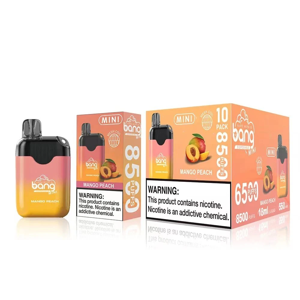 Bang de 8500 Puffs Zbood Print Logo pantalla de visualización Funny 26mL Biffbar Eyone E CIG desechable VAPE