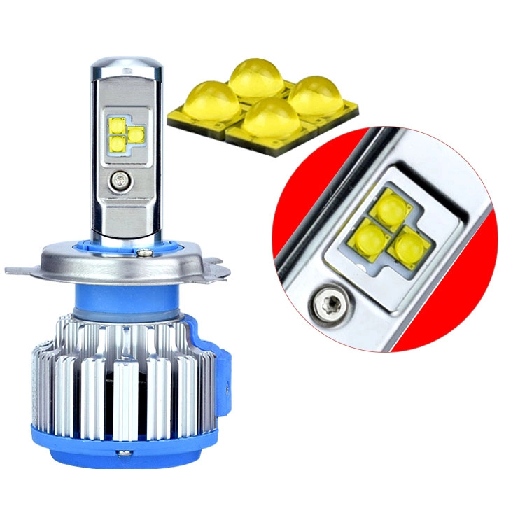 T1 H4 Turbo LED Headlight Kit 50W 6000lm H1 H3 H7 H8 H9 H11 Hb3 Hb4 Fun LED Bulb Light Fog Light Drive Kit Lampada Farol Bombillo Luz LED Focos LED Kit Car LED