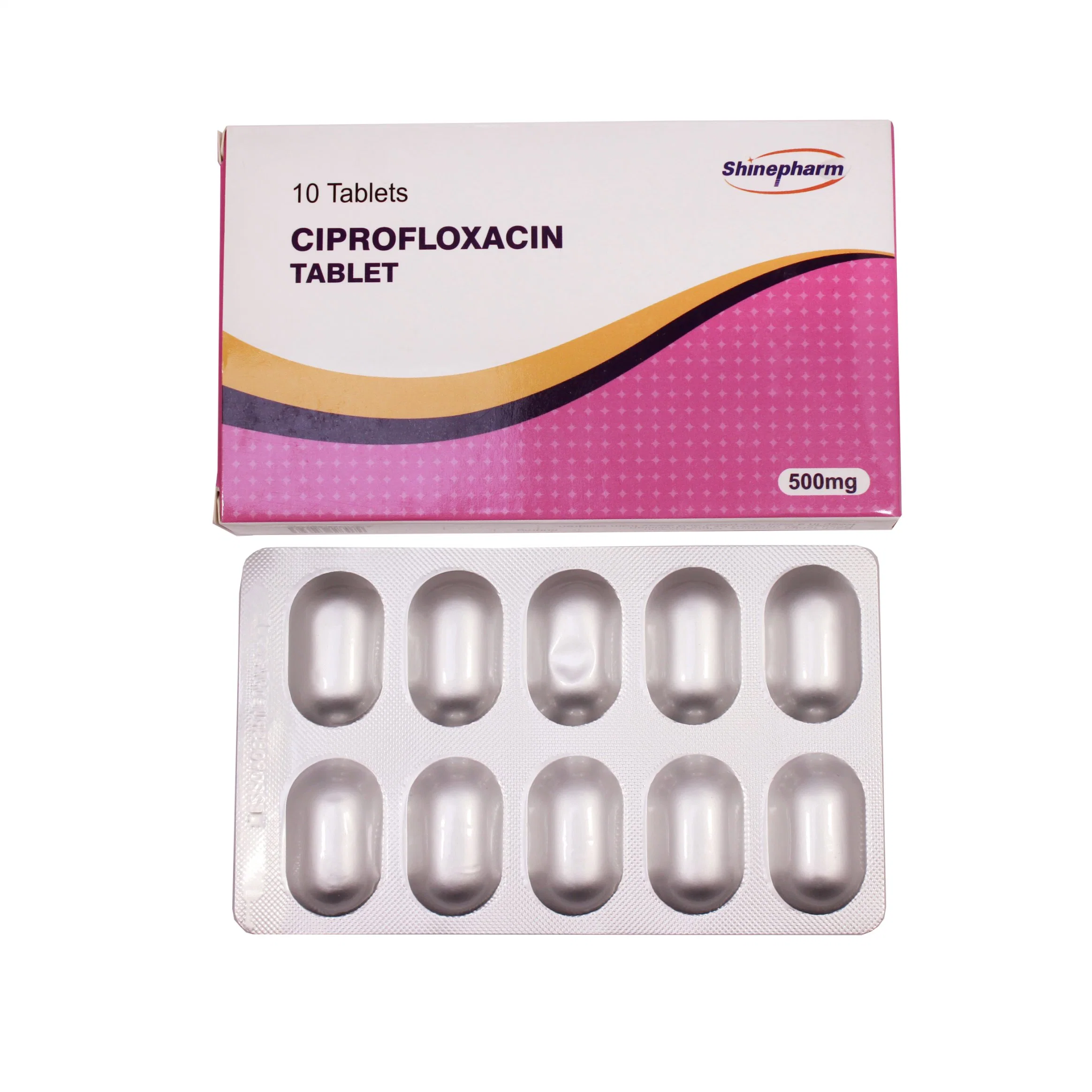 Cipro/Ciprofloxacin Oral Tablet 500mg Antibiotikaresistenz mit GMP