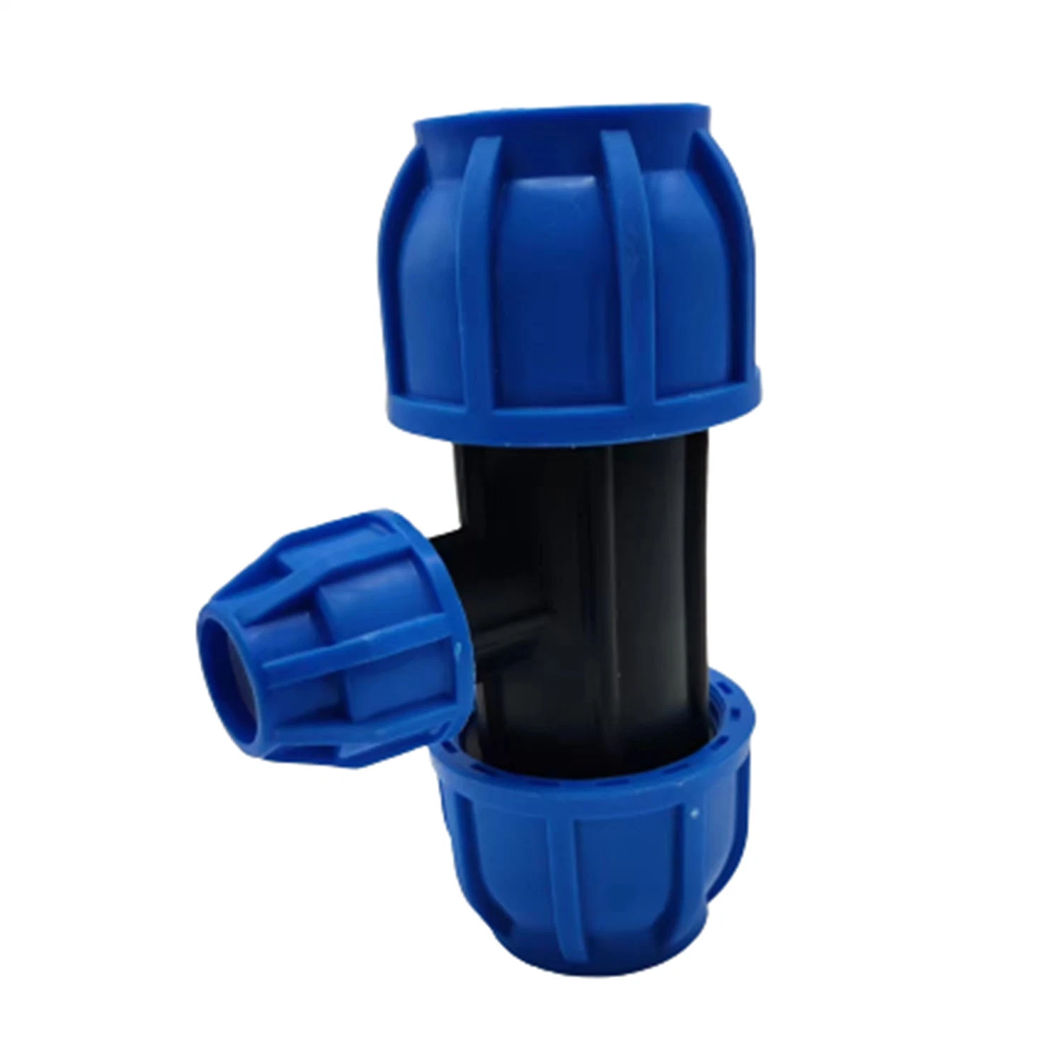 PVC Variable Diameter Three-Way Ball Valve Compression Fittings