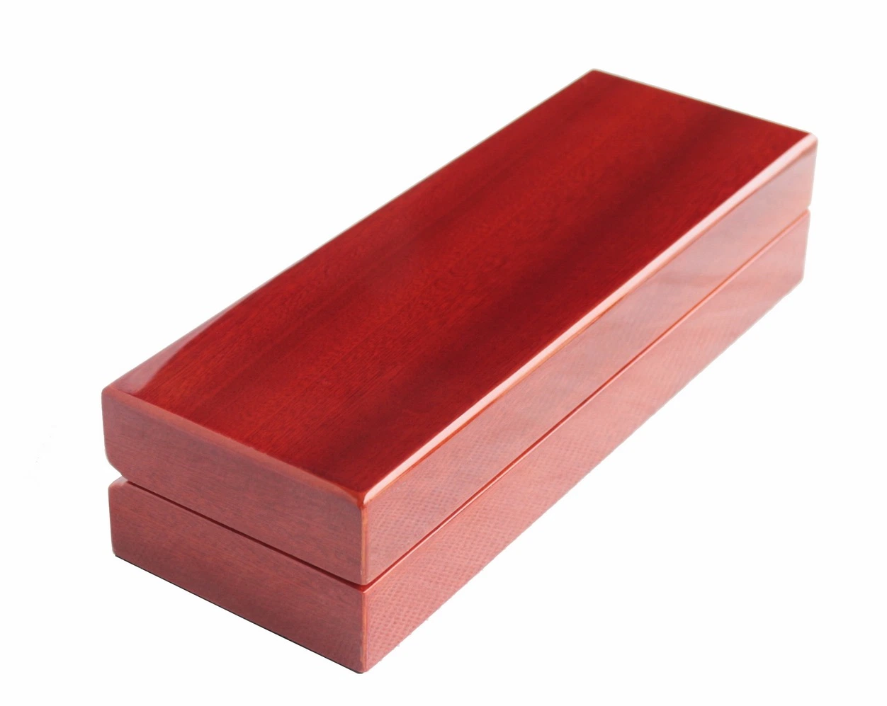 Lápiz de madera brillante caja de regalo de almacenamiento de pluma de la recopilación de Embalaje El embalaje Caja de regalo Pen Display Box Joyero de madera lacado de madera Caja de almacenamiento