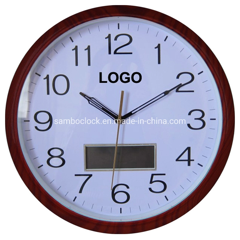 High quality/High cost performance  Customized LCD Quatz Wall Clock