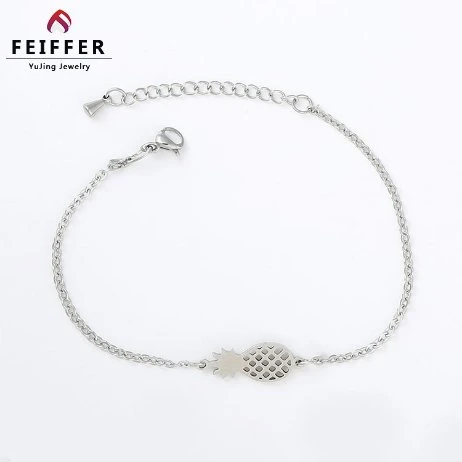 Mode minimalistische Vielfalt einfaches Design Charms Armbänder für Frauen Edelstahl Stahlarmband