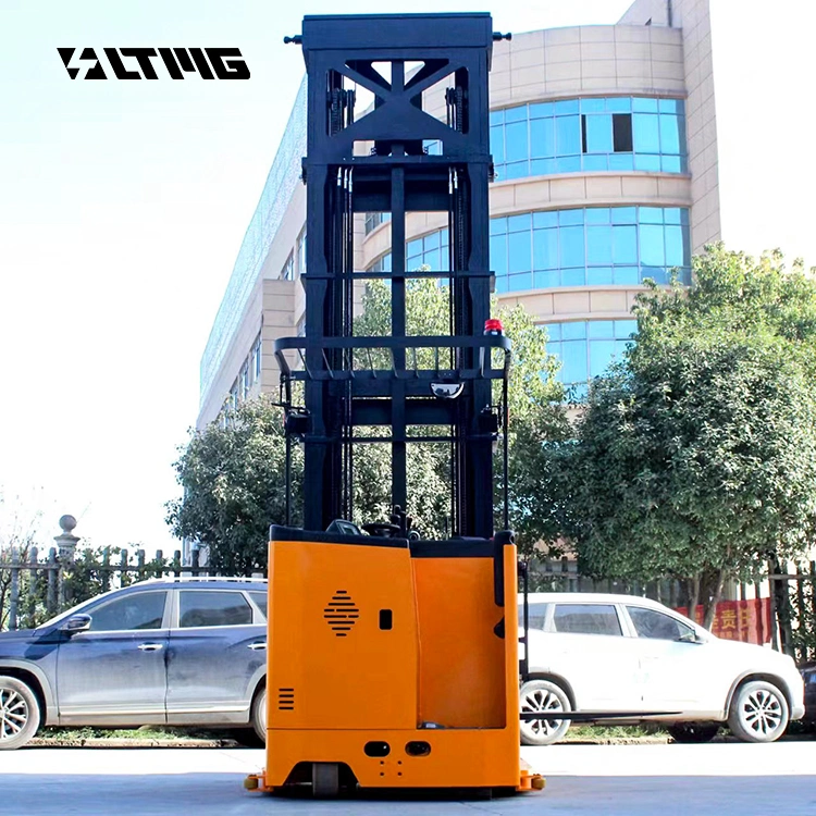 Ltmg Brand Four Way Electric Reach Truck Counterbalance Pallet Stacker 1500kg Electric Reach Truck with Curtis AC Controller