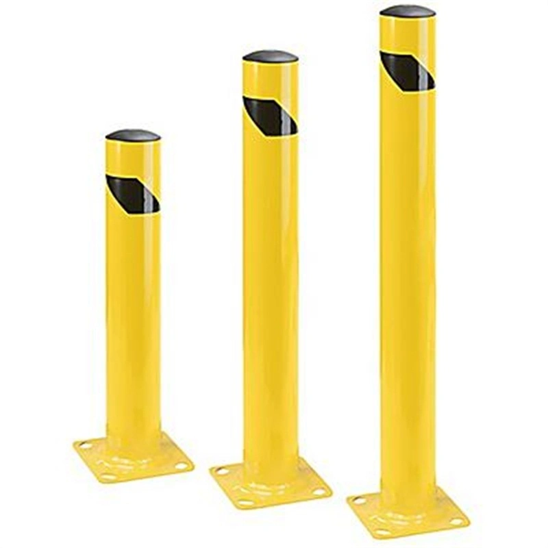 Steel Safety Barrier Protection Safety Bollard Traffic Pole Signs Yellow Bollard Post Good Sell