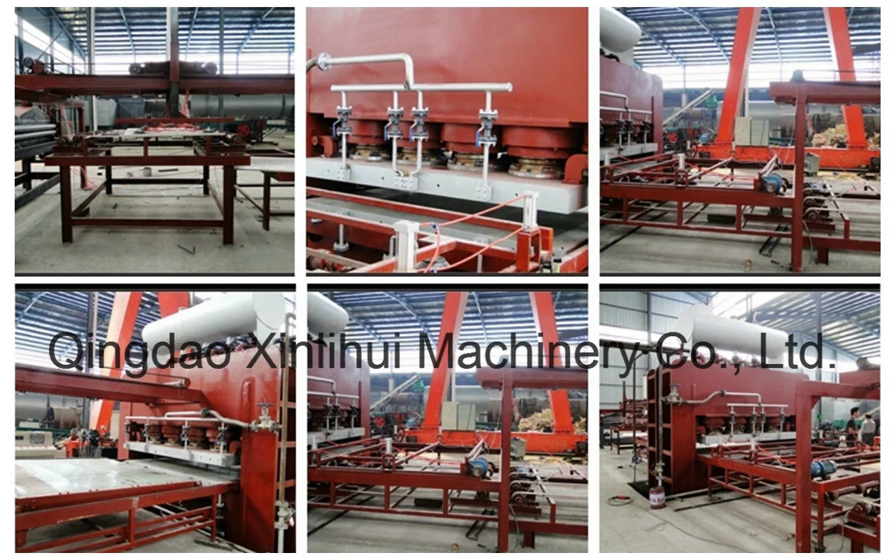 Automatic Short Cycle Hot Press Veneer Production Line for Precomposed Wood Veneer/ Veneer MDF Laminited Machine/ Automatic Hot Press Veneer Production Line