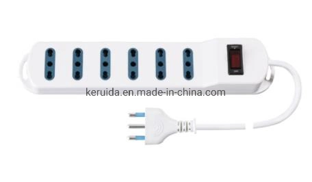 Multi-Socket Outlet Socket with Overload Protection Resettable Switch