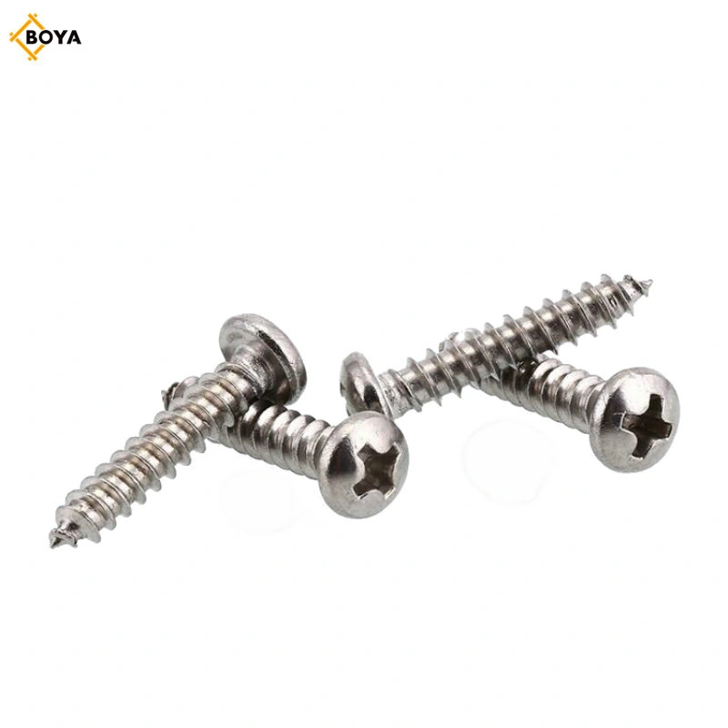 Metal Concrete Stainless Steel Flat Countersunk Wafer Button Pan Truss Hex Head Color Painted Roofing Drill Tail Self Tapping Screw with EPDM Washer