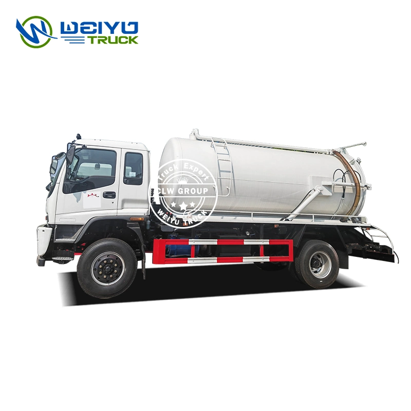 Ftr 4X2 10000L 10cbm 10m3 Septic Tank Truck Vacuum Sewage Fecal Suction Truck