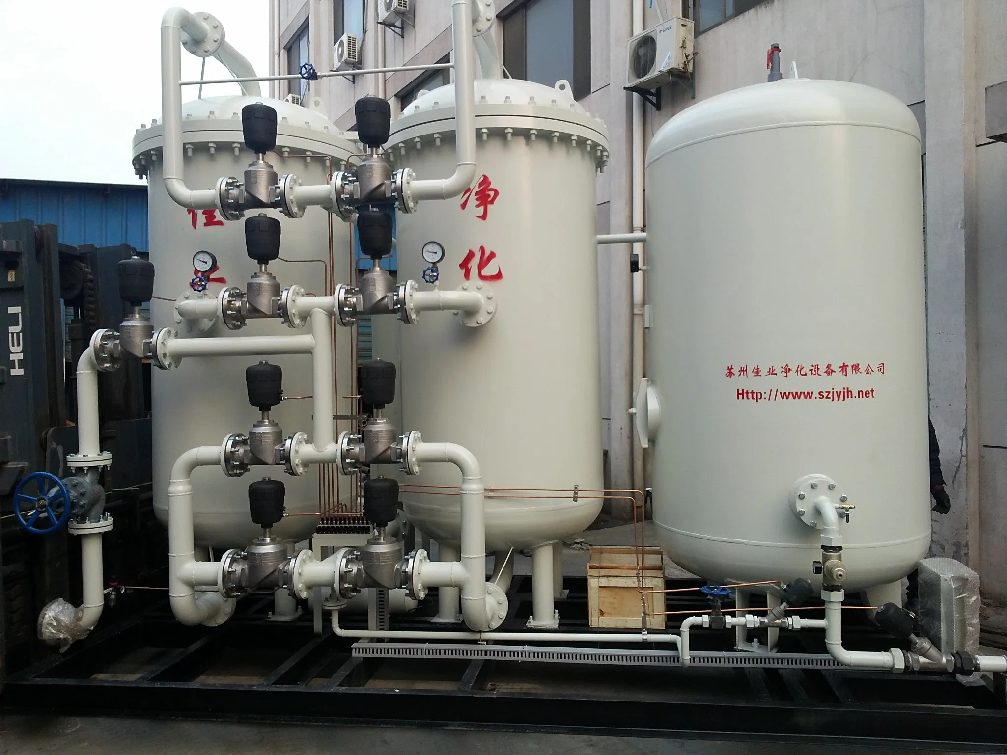 Jiaye Wooden Box 1200*850*1600-3200*1800*3500 Gas Plant Psa Nitrogen Generator with CE Hot Sale