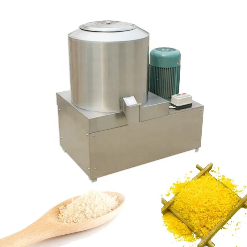 Granular Shrimp Dry Bread Crumbs Coating Machinery Panko White Bread Crumb Machine