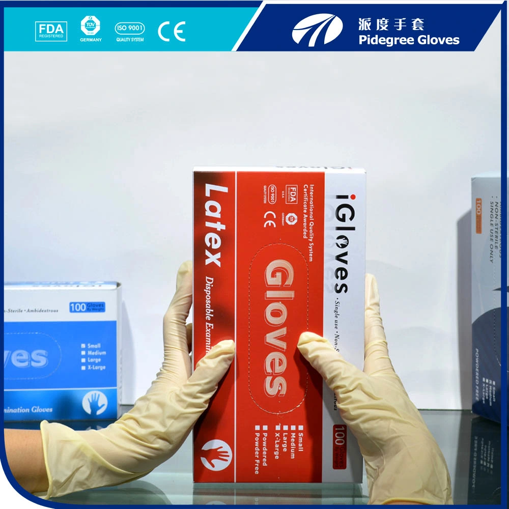 Disposable Latex Gloves Powder on Promotion Good Price Fast Delivery for Wholesale/Supplierr