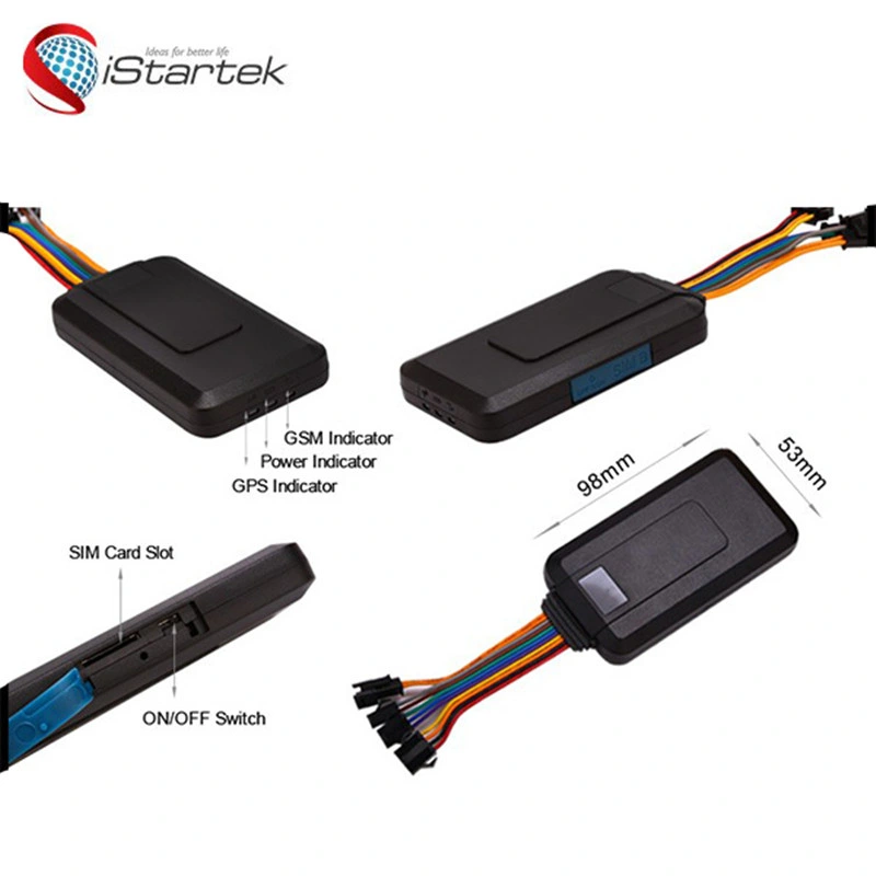 Istartek Vt206 850/900/1800/1900MHz Real Time Anti-Theft Alarms Vehicle GPS Tracking Device Sos Panic