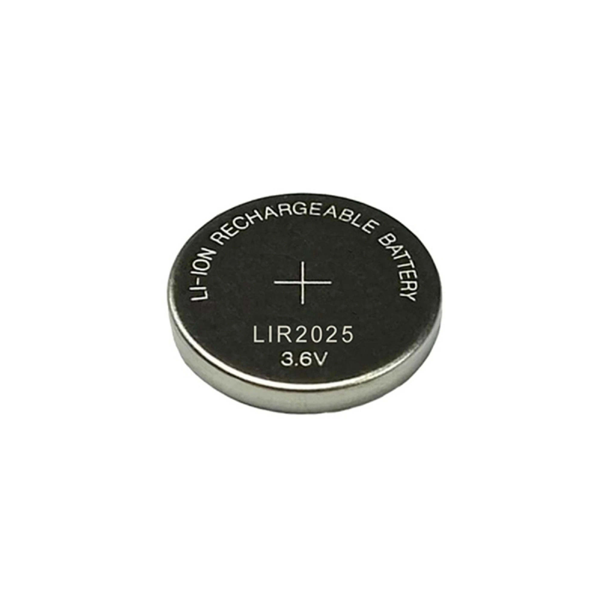 3.7V 3.6V 50mAh Lithium Ion Li-ion Button Cell Battery Lir2032 for Hearing Aid, Smart Watch