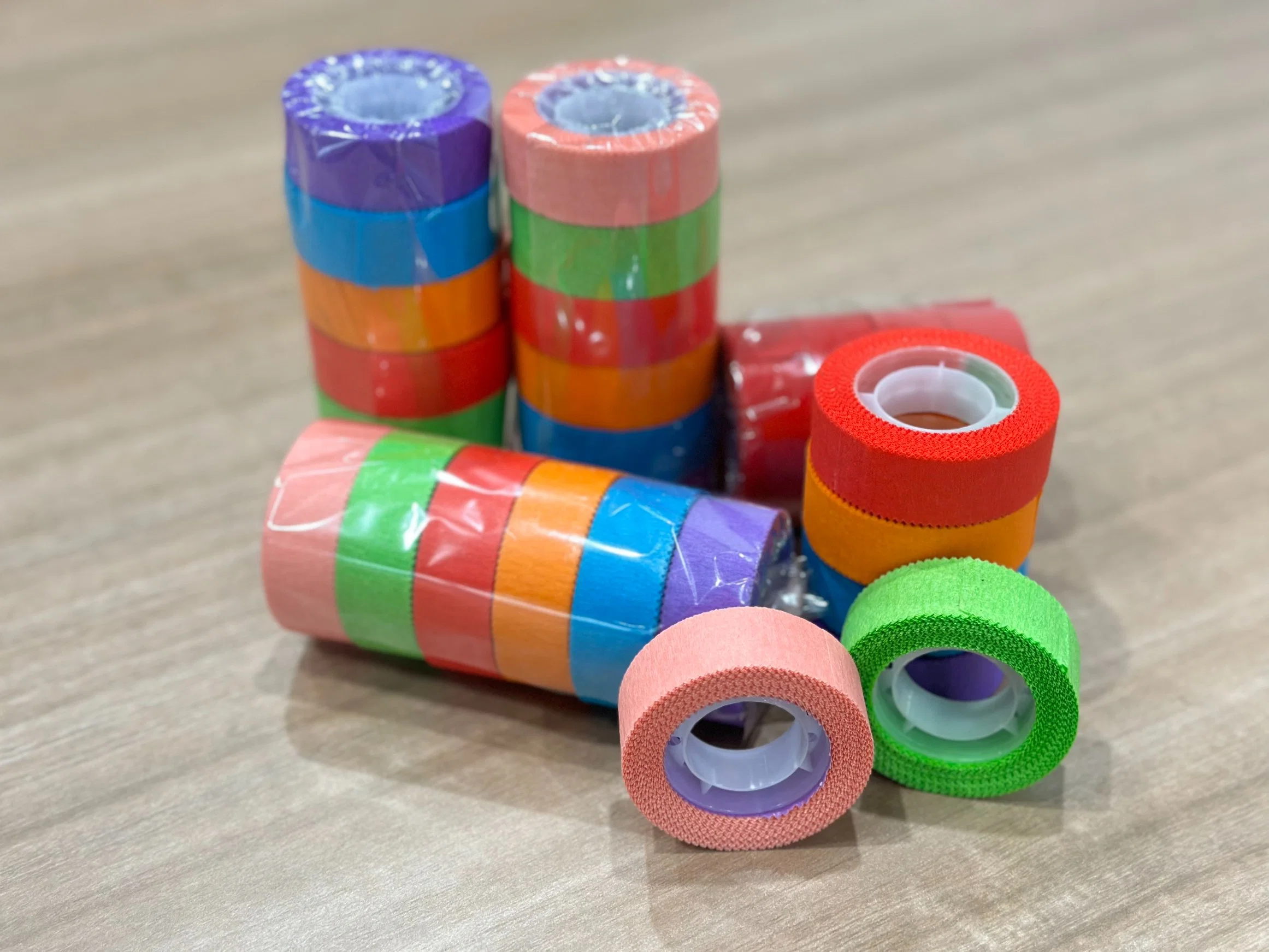 Custom Print Colored Decoration Adhesive Paper Sawtooth Slitting Process Masking Tapes