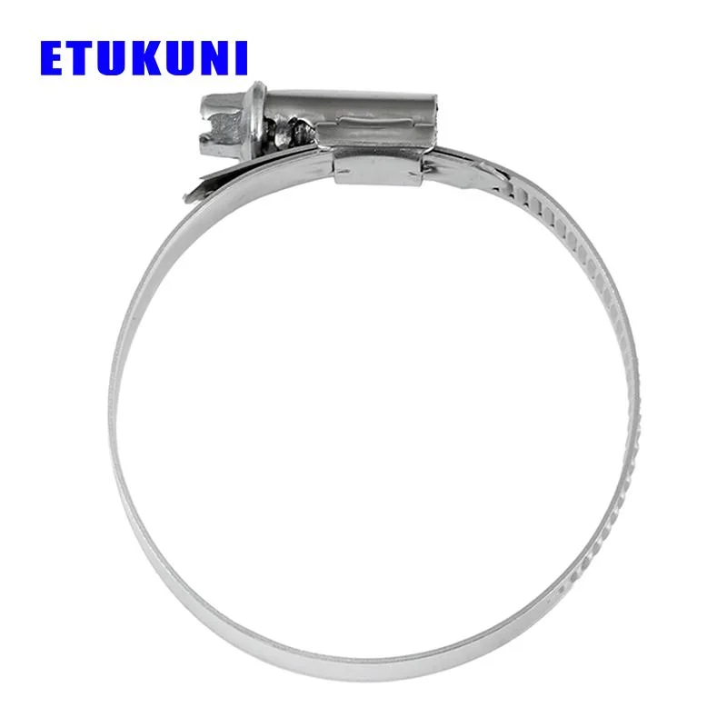 German Type Worm Drive Symmetry Housing Hose Clamp Adjustable Flexible Metal Hoses