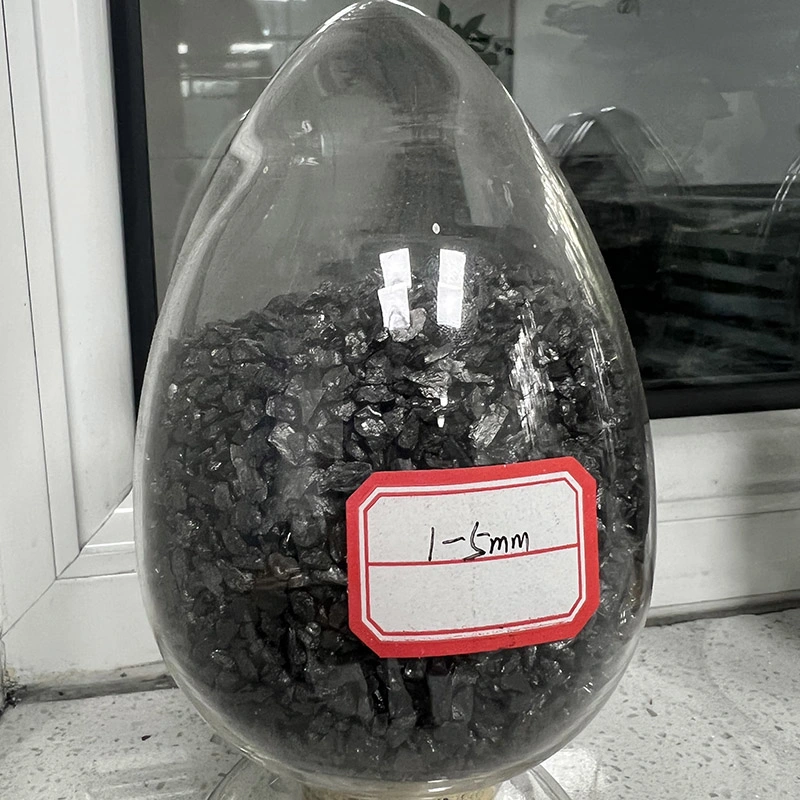 Black Calcined Petroleum Coke High Calorific Value Low Sulphur Petroleum Coke 5-8mm Carbon Agent for Sale