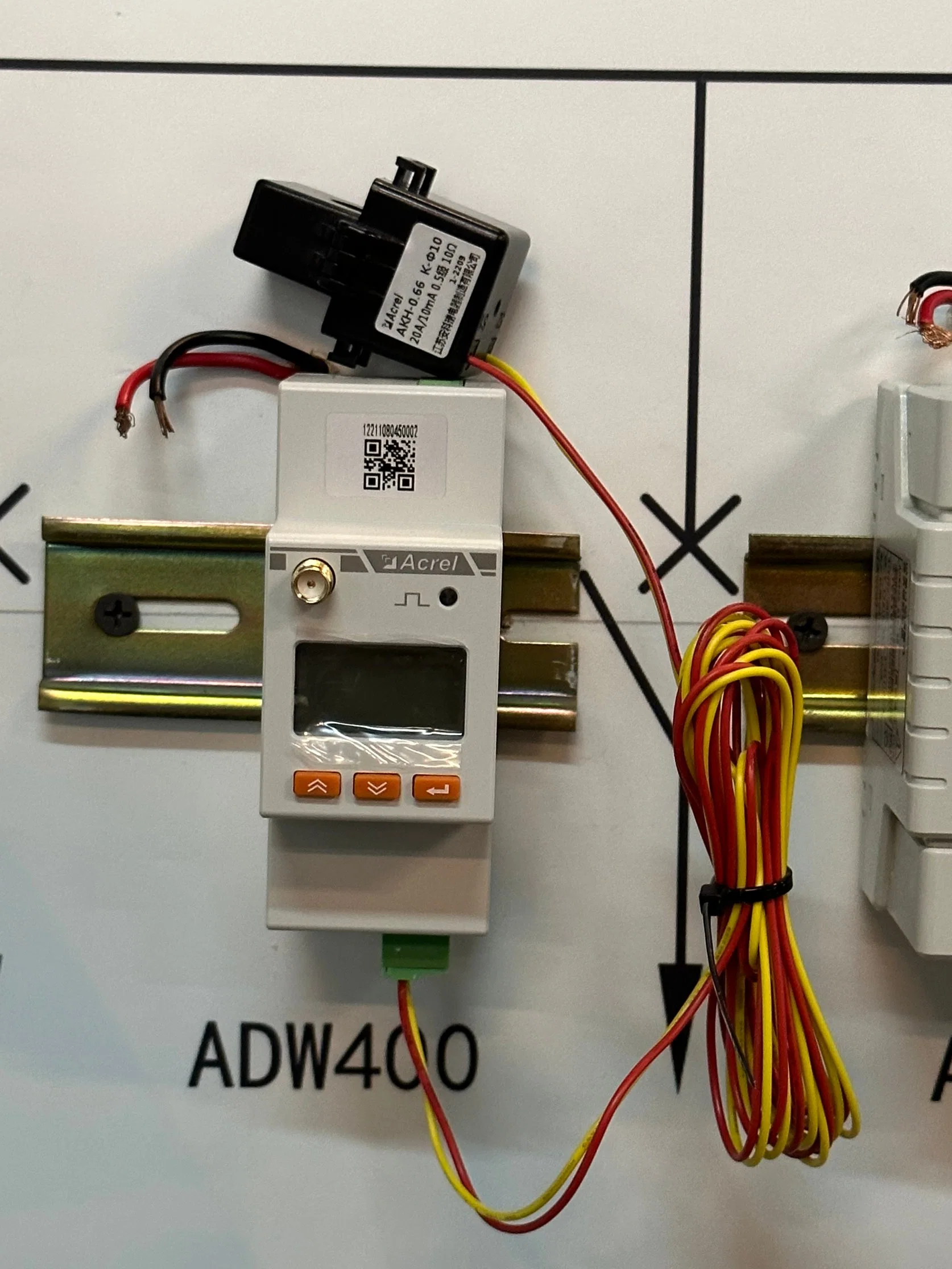 Acrel Adw310-D16/Wf Monofásico de medidor de energía inalámbrica de electricidad con el estándar WiFi Cts