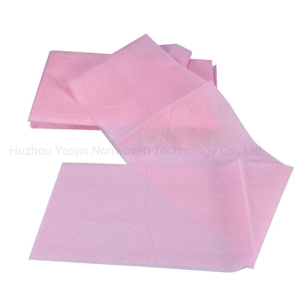 China Custom Non-Woven Massage Bed Disposable Sheets SPA Waterproof