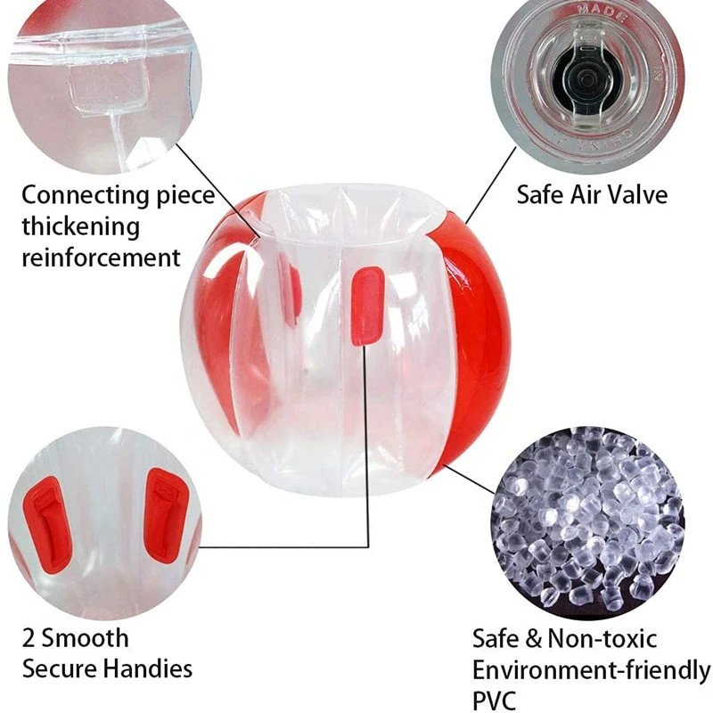 Cuerpo inflables pelotas de paragolpes Sumo Juego de Bolas Zorb Corporal para Niños jugar juegos de equipo al aire libre