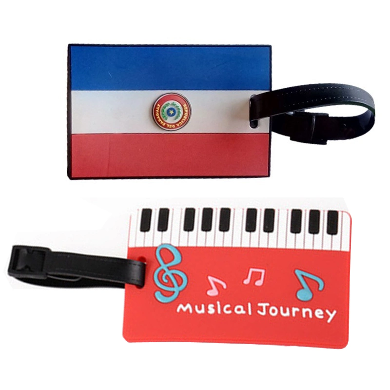 Wholesale/Supplier Custom Logo 3D Soft Silicone Luggage Tag Label Boarding Tag