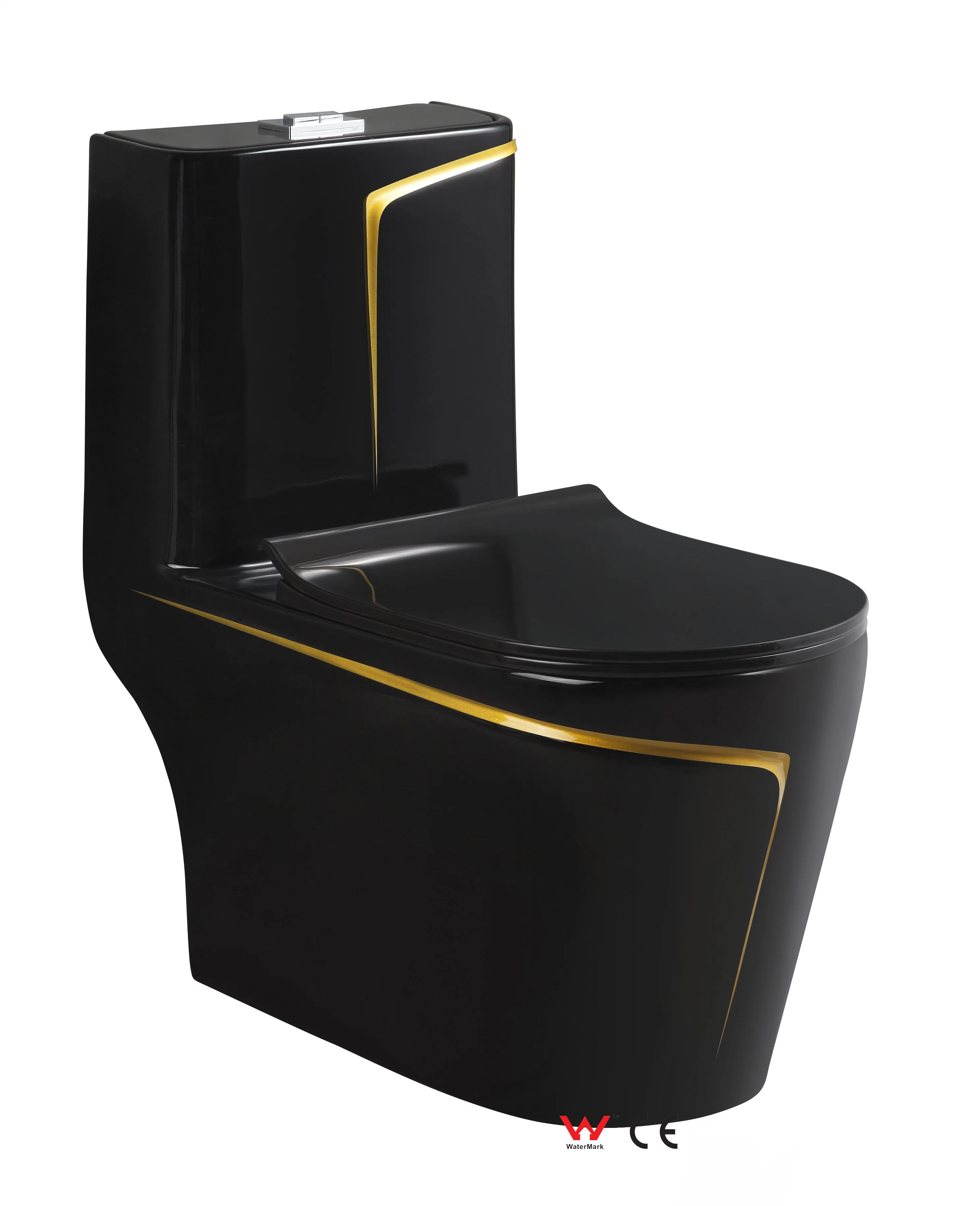 Sifón Jet Flush Ceramic un retrete de la pieza con tanque oculto Baño 6102-13