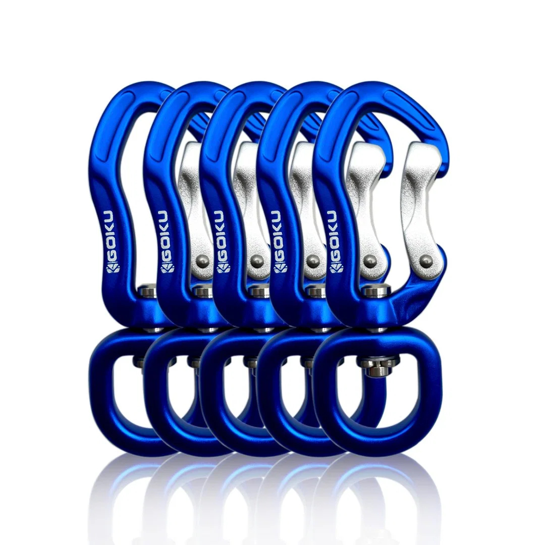 Wholesale/Supplier Custom Logo Aluminum Karabiner Mini Swivel Carabiner Clip Hook for Dog Leash